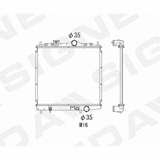 РАДИАТОР Signeda RA62848