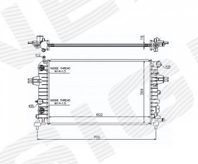 Радіатор Signeda RA63027A