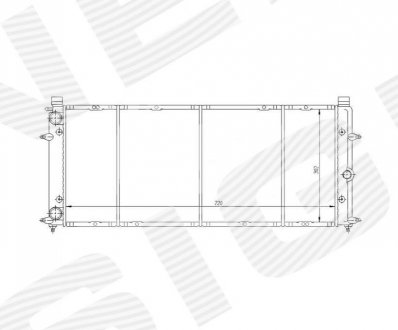 Радиатор Signeda RA65184