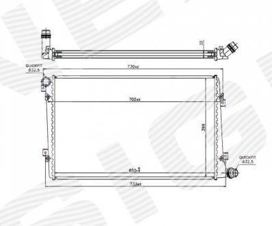 Радіатор Signeda RA65292Q