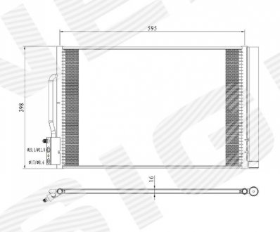 Радиатор Кондиционера Signeda RC30026