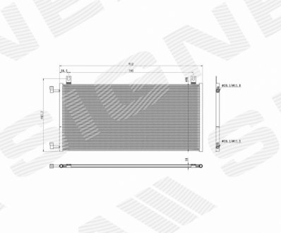 Радиатор Кондиционера Signeda RC3026