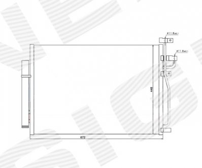 Радиатор Кондиционера Signeda RC940010