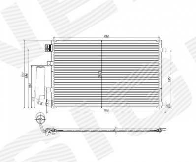 Радиатор Кондиционера Signeda RC940038 (фото 1)