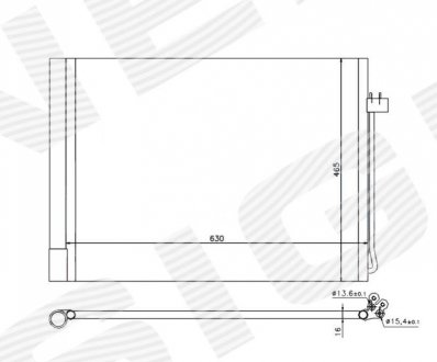 Радиатор Кондиционера Signeda RC940058