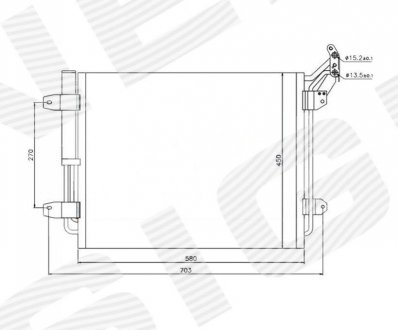 Радиатор Кондиционера Signeda RC940138