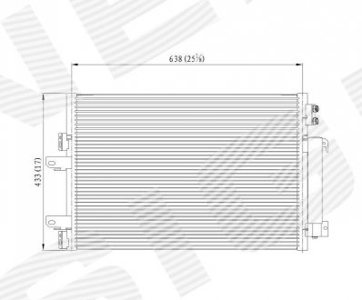 Радіатор кондиціонера Signeda RC940570