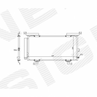 РАДІАТОР КОНДИЦІОНЕРА | SUBARU OUTBACK, 18 - 20 Signeda RC940794