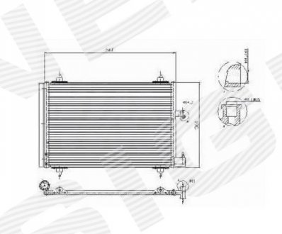 Радіатор кондиціонера Signeda RC94534