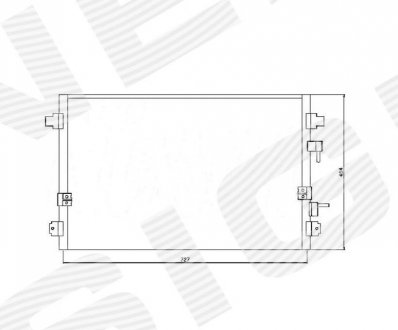 Радиатор Кондиционера Signeda RC95010/94906