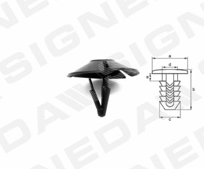 Пластмассовые Крепления Signeda T120210