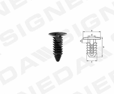 Пластмассовые Крепления Signeda T124210