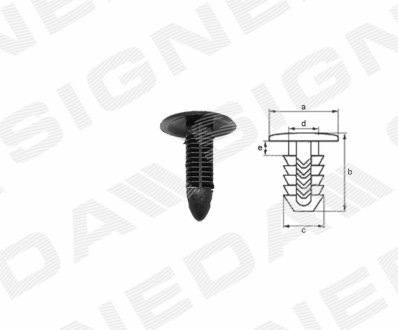 Пластмассовые Крепления Signeda T124710