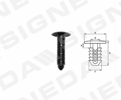 Пластмасові утримувачі Signeda T126910