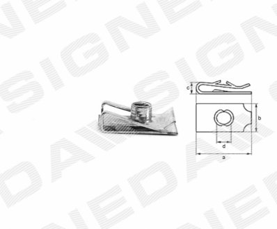 Пластмасові утримувачі Signeda T190410