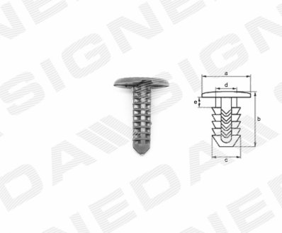 Пластмассовые Крепления Signeda T207410