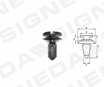 Пластмассовые Крепления Signeda T209810