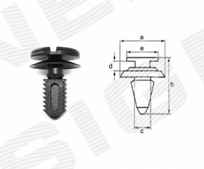 Пластмассовые Крепления Signeda T20985