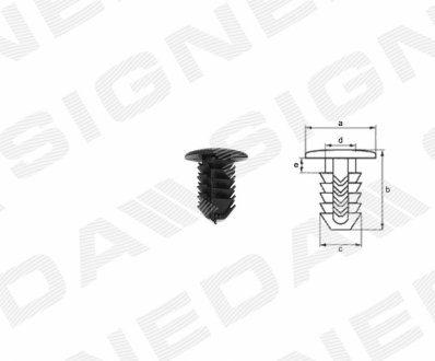 Пластмассовые Крепления Signeda T227810