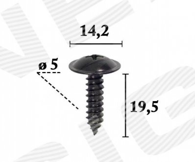 Пластмассовые Крепления Signeda T7054910