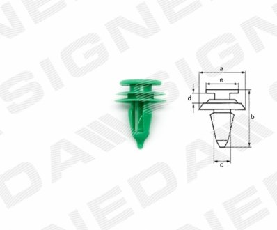 Пластмассовые Крепления Signeda T73810