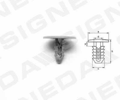 Пластмассовые Крепления Signeda T75210