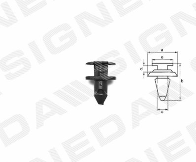 Пластмассовые Крепления Signeda T86210