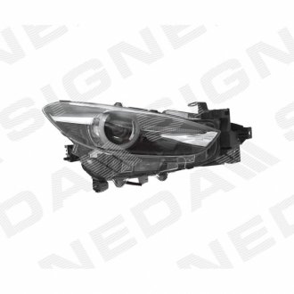 ПЕРЕДНЯ ФАРА | MAZDA 3, 17 - 18 Signeda ZMZ111355KR