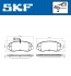 Колодки гальмівні дискові (комплект 4 шт) SKF VKBP80011E (фото 8)