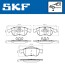 Колодки гальмівні дискові (комплект 4 шт) SKF VKBP80015 (фото 4)