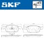 Комплект гальмівних колодок, дискове гальмо SKF VKBP80151 (фото 6)