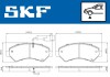 Колодки гальмівні дискові (комплект 4 шт) SKF VKBP80210E (фото 2)