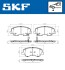 Колодки гальмівні (передні) Hyundai Accent IV/Kia Rio 10- (Mando) Q+ SKF VKBP80304A (фото 6)