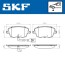 Колодки гальмівні (передні) Seat Ibiza/VW Polo 01-09/Skoda Fabia 99-14/Roomster 06-15 (+датчик) SKF VKBP80494E (фото 2)