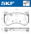 Колодки гальмівні (передні) Audi A6 08-18/A7 13-18 (Brembo) (з датчиком) SKF VKBP80643E (фото 2)