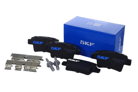 Колодки гальмівні дискові (комплект 4 шт) SKF VKBP90088