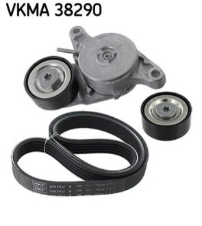 КОМПЛЕКТ РЕМЕНІВ З РЕЗУЛЬТАТАМИ. MINI 1.6D/2.0D SKF VKMA 38290