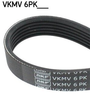 Поліклиновий ремінь SKF VKMV 6PK1015