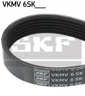 Ремінь поліклиновий elast. VAG SKF VKMV6SK730