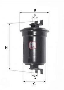 Фильтр топливный suzuki grand vitara - (96058022 / 25121587 / 1541061A00) SOFIMA S1544B