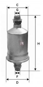 Фільтр паливний SOFIMA S1574B (фото 1)