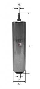 Фильтр топливный bmw, 2,0-3,0, 04-11 SOFIMA S1852B (фото 1)