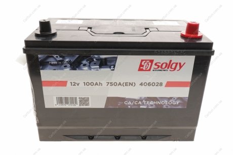 Стартерна батарея (акумулятор) Solgy 406028