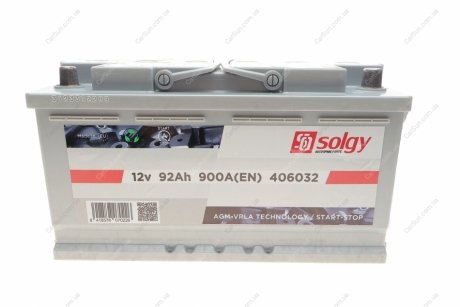 Стартерна батарея (акумулятор) Solgy 406032
