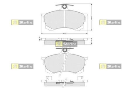 Автозапчасть STARLINE BD S205