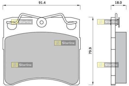 Автозапчасть STARLINE BD S398