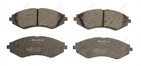 Тормозные колодки дисковые STARLINE BD S440 (фото 1)