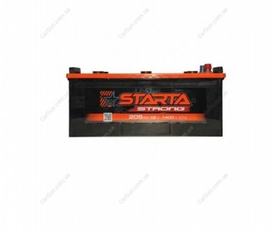 Автомобільний акумулятор 205 Ah 1400 A(EN) 513x223x220 Starta-strong STARTA STRONG 205R