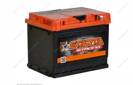 Автомобільний акумулятор 52 Ah 480 A(EN) 215x175x190 Starta-strong STARTA STRONG 52L