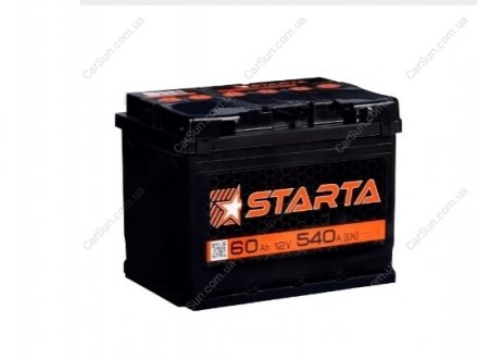Автомобільний акумулятор Starta STARTA (ИНД.) 6СТ60R